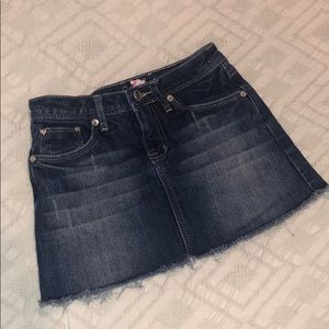 Girls Justice Jean Skirt w/ Shorts Under